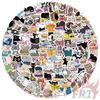 100Pcs/Set Funny Reading . Cats & Books Stickers DIY Fashion Decals Stickers