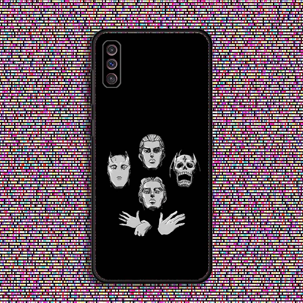 

Wonder of U J-JoJo Phone Case For Samsung S 25,24,23,22,30,21,10,9,Ultra,Plus,Lite,FE,4,5 G Black Soft Case Samsung S30Ultra5G