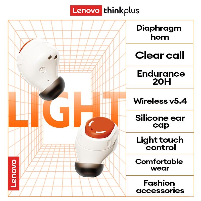 Original Lenovo LP26 TWS Wireless Bluetooth V5.4 Earphones Low Latency Music Sport Earbuds Hi-Fi Daul Mode Gaming Headphone New