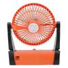 USB Small Desk Fans 2  s LED Silent 5000mAh Battery Re able Portable Desk Fan for   Outdoor Camping