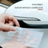AADW1 Car Door Bowl Handle Protector Stickers Anti-collision Strips for KIA Rio Soul K5 K3 Seltos Sorento Forte Optima Soul Sportage