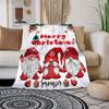 Cartoon Christmas digitalprinted polyester Bedroom velvet flannel cover blanket Fleece soft sofa cover blankets for beds