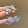Sweet Fish Drop Earrings Cartoon Beach Style Earrings Unique Goldfish Resin Earrings  Women
