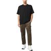 STONE ISLAND T-shirt Nera da Uomo con Logo Ricamato Top 781520957-V0029