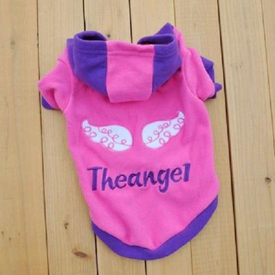 Pet Soft Dog Winter Warm Cute Pajamas Hooded Puppy Clothes Coat Jumpsuit