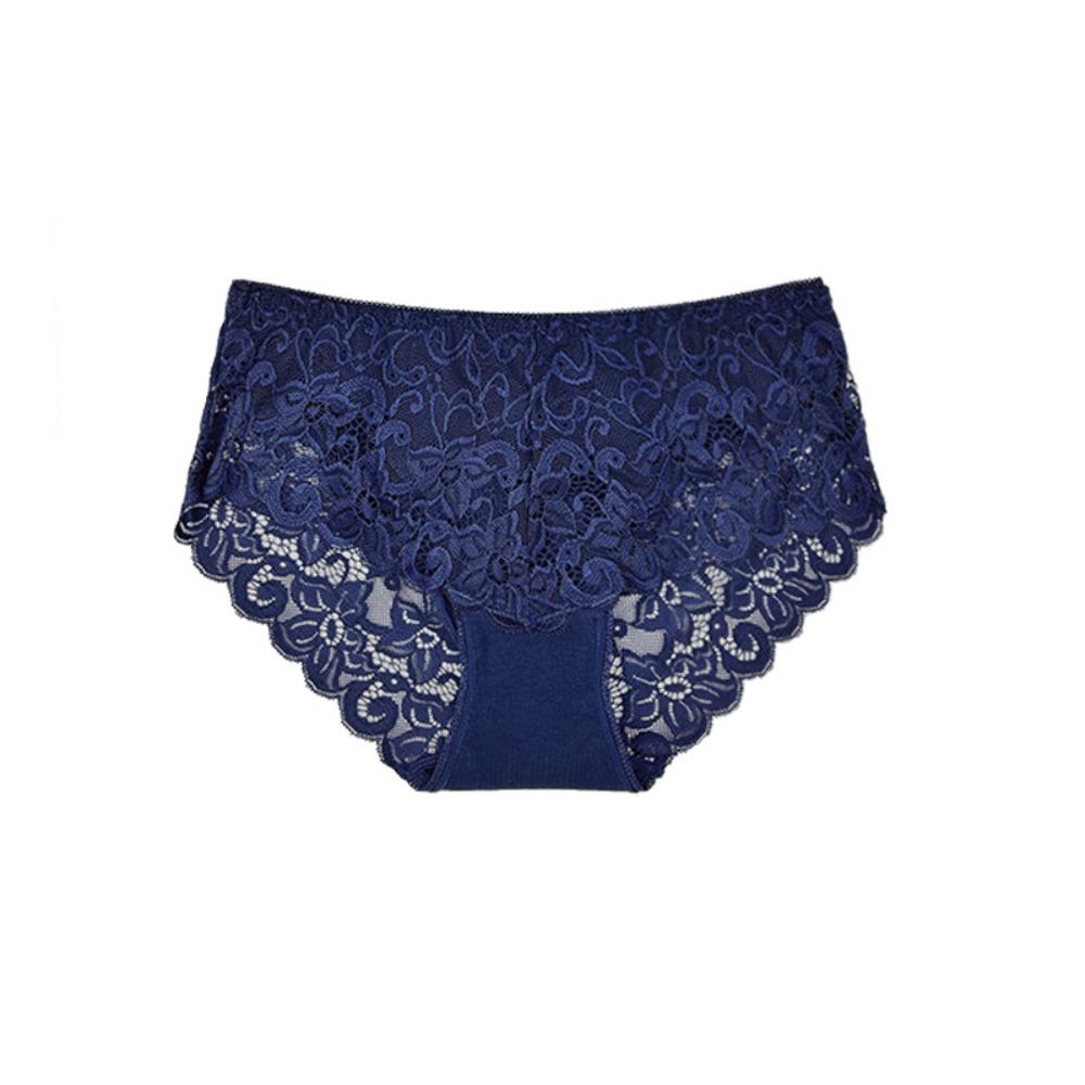 Hollow-out Lace Seamless Panties Low-waist Women's Underwear Mesh Lace Briefs  Summer Spring