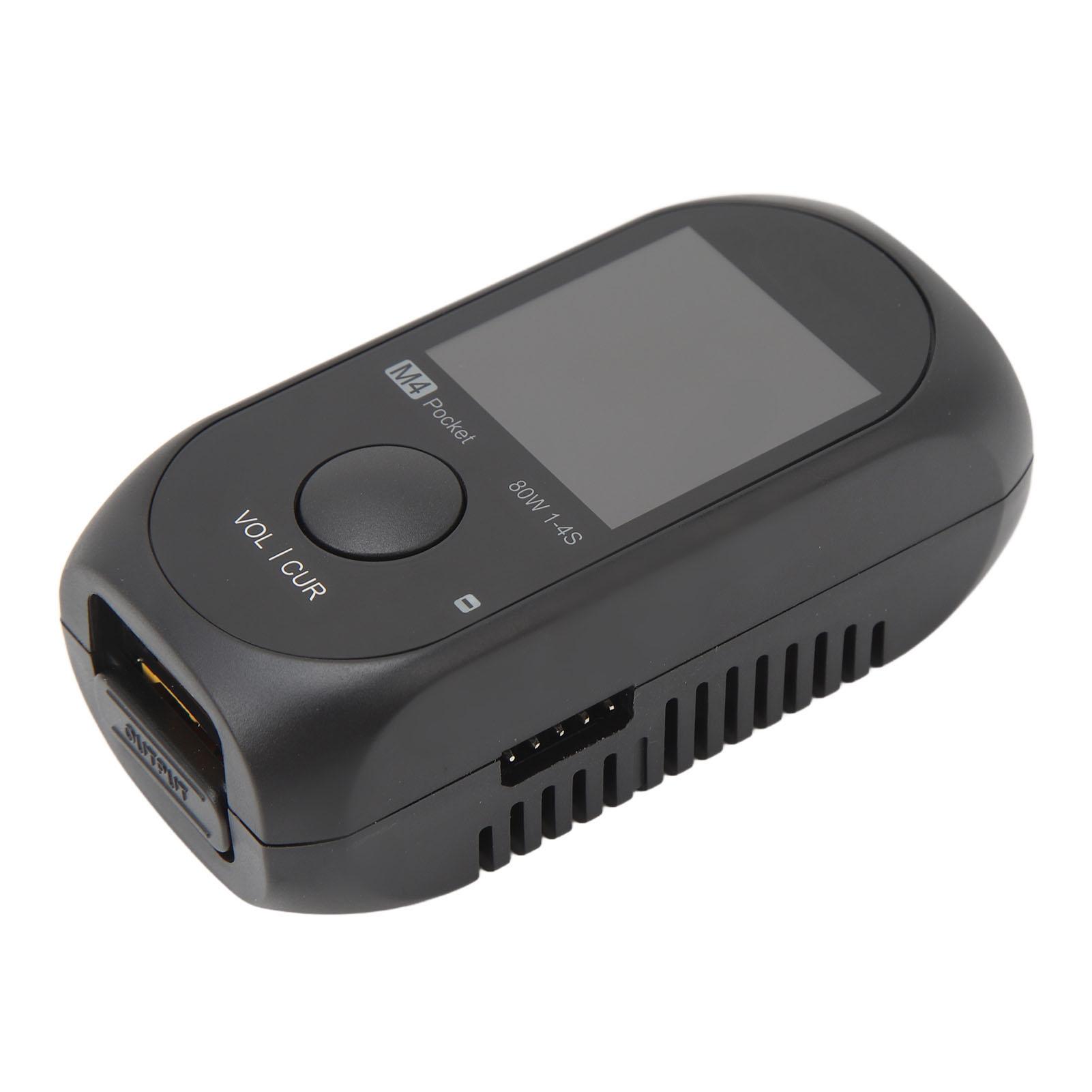 

M4 Pocket Smart Compact Charger Plastic Small Charger 5A 1 to 4S Ultra Compact Power Bank for Travel Business Camping