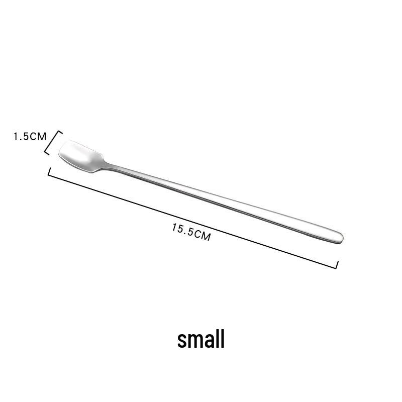 304 Stainless Steel Square Head Stirring Spoon