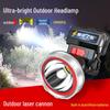 High-Intensity LED Headlamp with Long-Lasting Lithium Battery - Super Bright, Rechargeable Outdoor Fishing and Mining Light