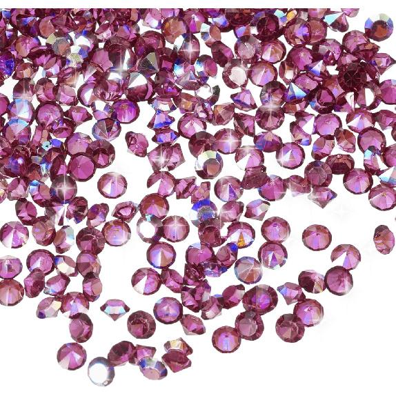 MECCANIXITY 16800 Pcs Wedding Table Scatter Confetti Diamond, 3mm Mini Crystals Acrylic Fake Diamonds Rhinestones for Table Centerpiece Decorations