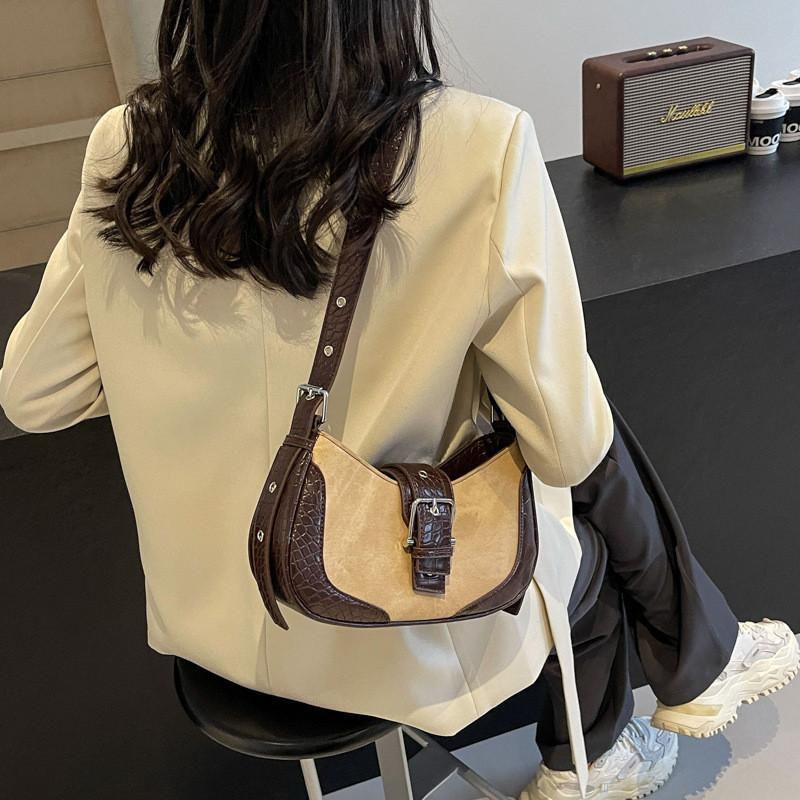 2024 New Korean Style Small Shoulder Bag Underarm Bag Crossbody Bag Women s хаки