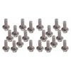 20Pcs Flanged Hex Bolts 304 Stainless Steel Flange Head Screws M6x20 Industrial Construction Fastener