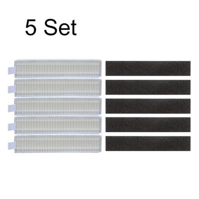 Filterband-Schwämme-Set für Ecovacs Deebot Ozmo Slim 10,11 Staubsauger-Teile