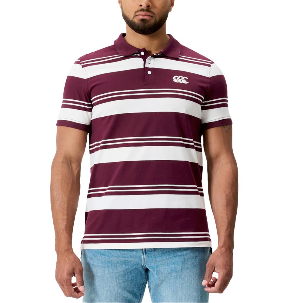 canterbury Men's Engineered Striped Polo Shirt