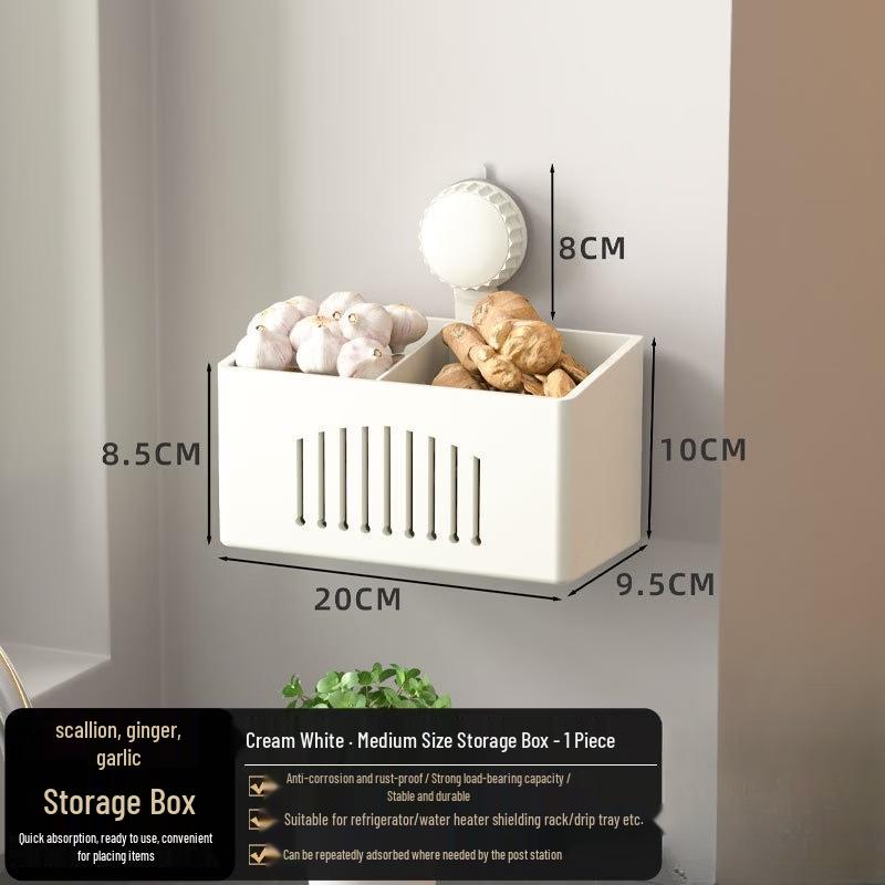 Vintage Wall-Mounted Rotating Kitchen Organizer