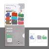 Cute cartoon animal alien index stickers, student notes, comments, categorized tags, sticky notes, stickers