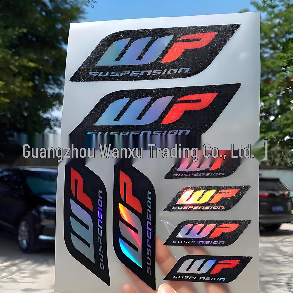 WP Suspension Shock Absorber Stickers for Motorcycles & Mopeds