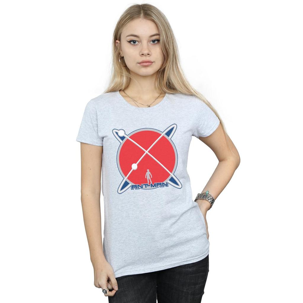 Marvel Womens/Ladies Ant-Man Planet Logo Cotton T-Shirt