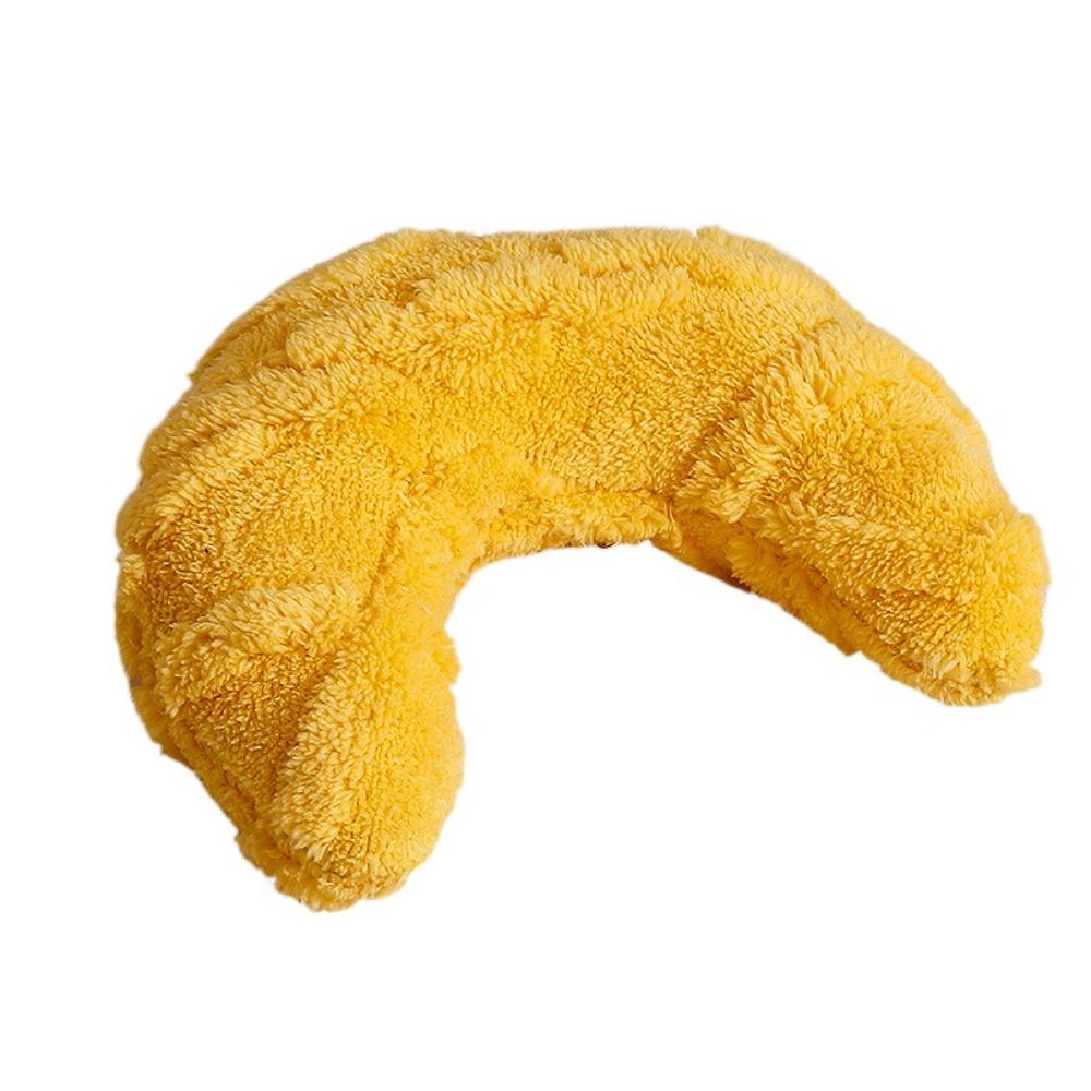 

Soft Cat U-Shaped Pillow Moon Shape Pet Calming Toy Pet Accessories Cat Neck Pillow For Cats Puppy жёлтый