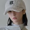 VA Square Studded Fur Ball Cap_2 Colors
