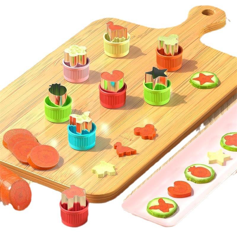 45-teiliges Sandwich-Ausstecher-Set, Bären-Brot-Präger, Cartoon-Frucht-Ausstecher & Keksausstecher, Edelstahl