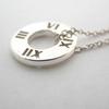 [Used] TIFFANY/Tiffany 925 Open Atlas Pendant/Necklace/j9-9