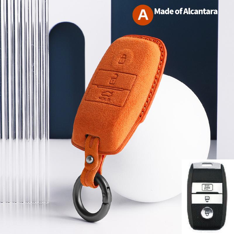 Interior Mouldings For Kia Rio Picanto QL Sportage Ceed Cerato Forte GT Stinger Sorento Optima K2 K3 K4 K5 Car Key Case Suede Ke