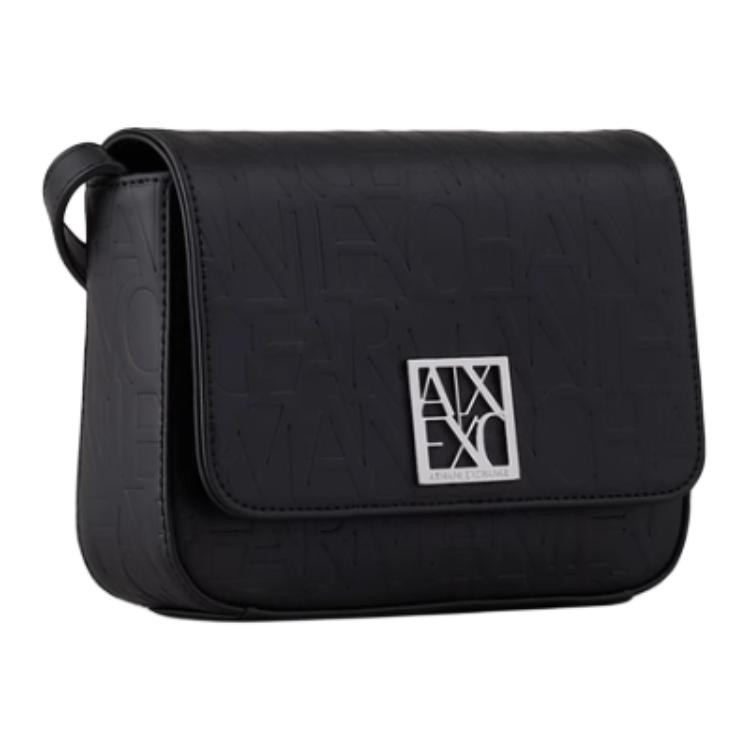 New ARMANI EXCHANGEAE Polyester Shoulder Bag, Crossbody Bag Small Women's Black 942648-CC793-00020