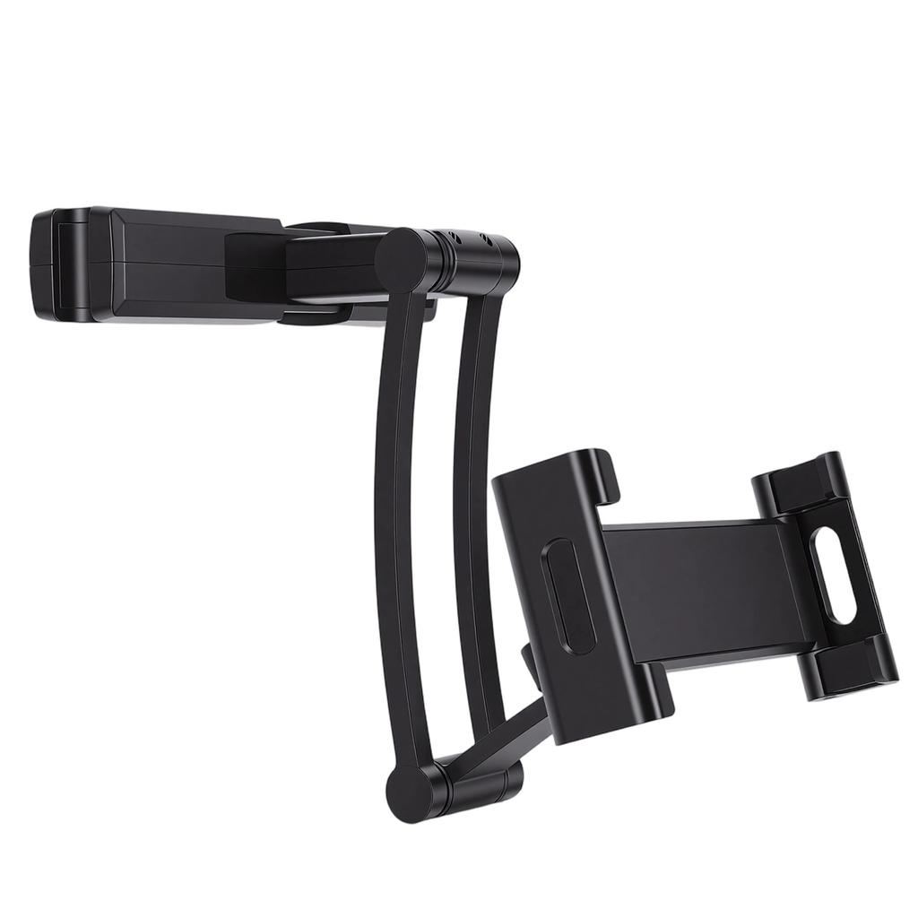 Car Headrest Tablet Phone Holder 3 in 1 Extension Arm Adjustable Tablet Car Mount for 4.7 12.9in Device