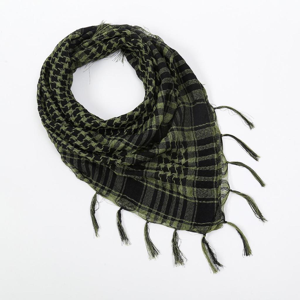 Multifunctional Tactical Outdoor Scarf: Windproof, Sandproof Square Scarf, Neck Gaiter, and Headband