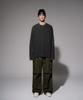 EZKATON New Season Pigment Long Sleeve T-Shirt Deep Gray Kmlt6811