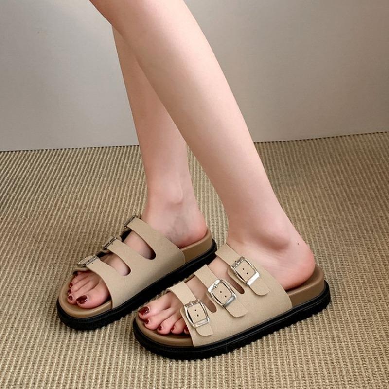 

Модные классические шлепанцы Birken с ремешком-пряжкой, женские, с мягкой пробковой стелькой, сандалии-вьетнамки, женский брендовый дизайн, комфортные, пляжные шлепанцы 35 розовый