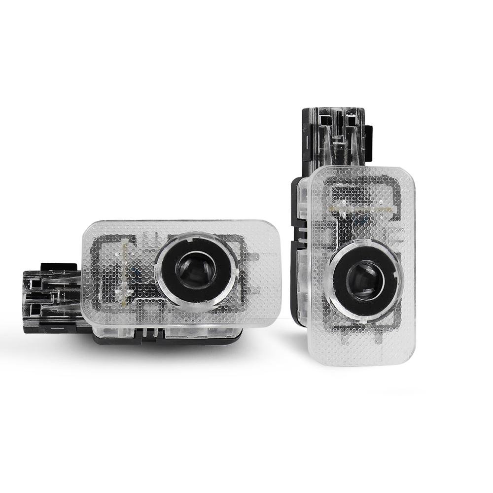 2Pcs Car Door LED Welcome Light For Volvo Rdesign S80L S60L V40 v 40CC 2013 XC60 XC90 2015 HD Laser Projector Lamp Accessories