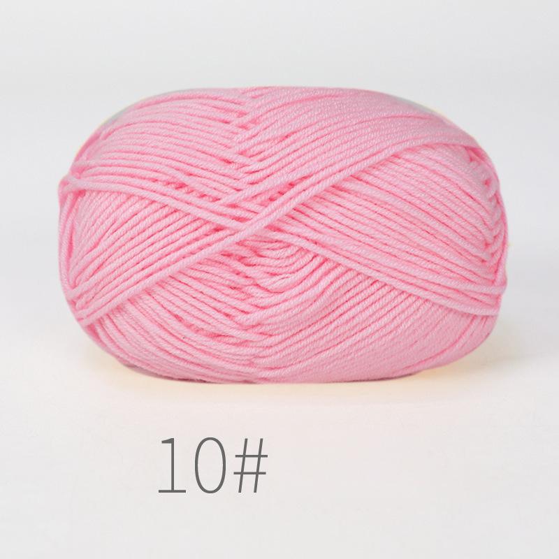 10Balls 500g Soft Milk Cotton Yarn Crochet Threads for Knitting Wool DIY Crafts Sweater Baby Wool Hand Knitting Crochet Yarn