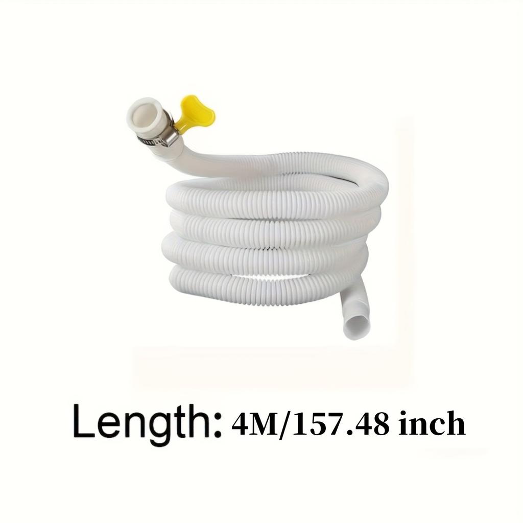 Multifunktionellt förlängningsrör för kran med klämma, Enkel installation, Sammanlåsande huvud- och svansdesign, Plastmaterial för trädgård, badrum, kök