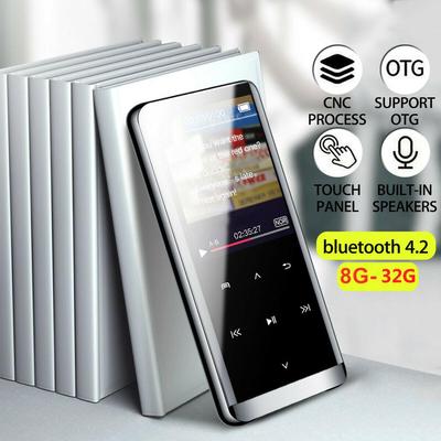 Bluetooth Mp3 Player Hifi Sport Music Speakers Mp4 Media Fm Radio Recorder Support Amv/avi Video Playing 128*160 Resolution