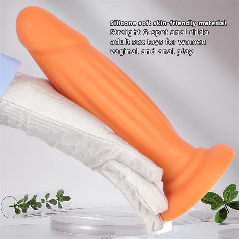Eggless Dildo Female Masturbation Device Dildo Simulated Fake Jj Super Soft Extra Large Thick Sex Toy