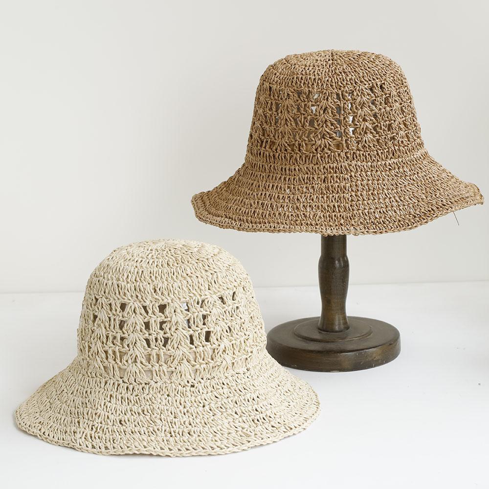 Garden Supplies My Women's Khaki 2026 New Handmade High Quality Letter Embroidery Sun Hat Floppy Summer Hats For Beach Panama Straw Dome Bucket Hat 56-58Cm