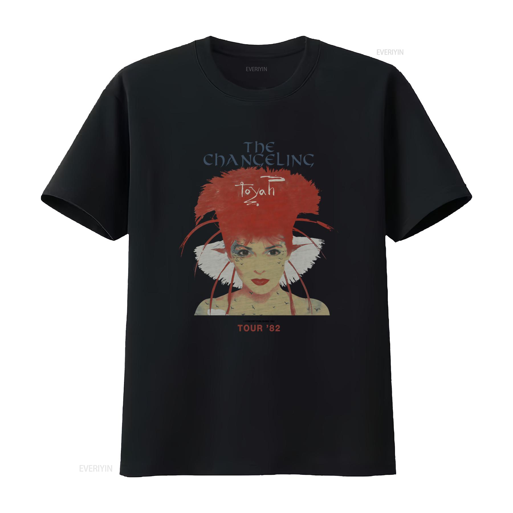 

Vintage TOYAH WILLCOX 1982 The Changeling UK Tour T Shirt Retro 80s New Wave Pop Rock Post Punk Music vintage Washed 4XL
