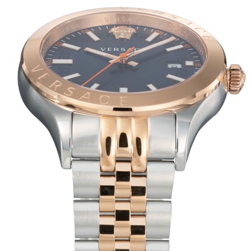 Versace Helenium Casual Watch VEVK01424 Men's Pink Gold