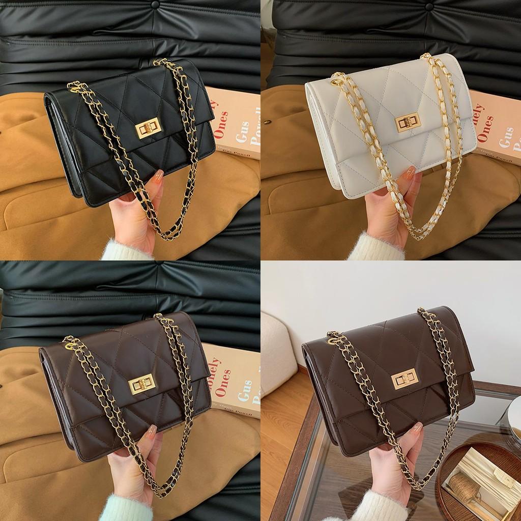 Chic Winter Fashion Women's Shoulder Bag Elegant Small Square Bag With Chain Strap