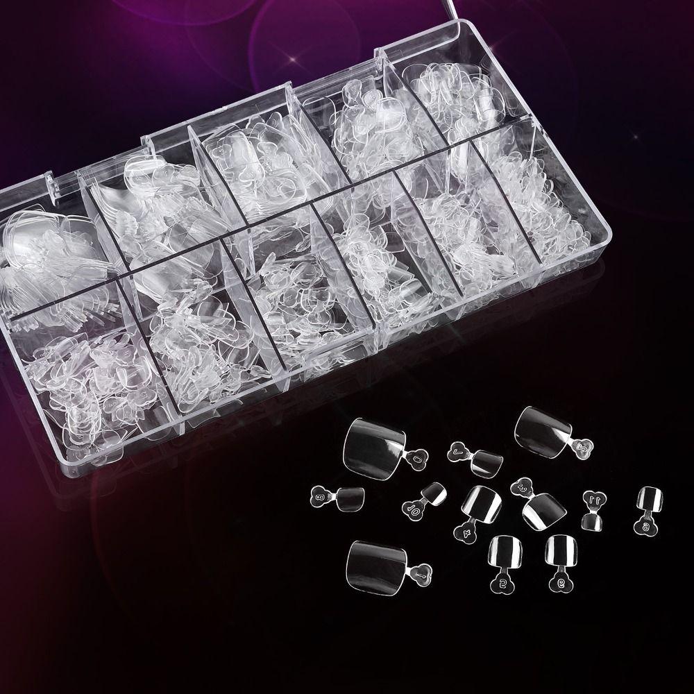 Full Cover Fake Toenails Soft Press On Toenails Gel Nail Extensions False Toenails  At Home DIY