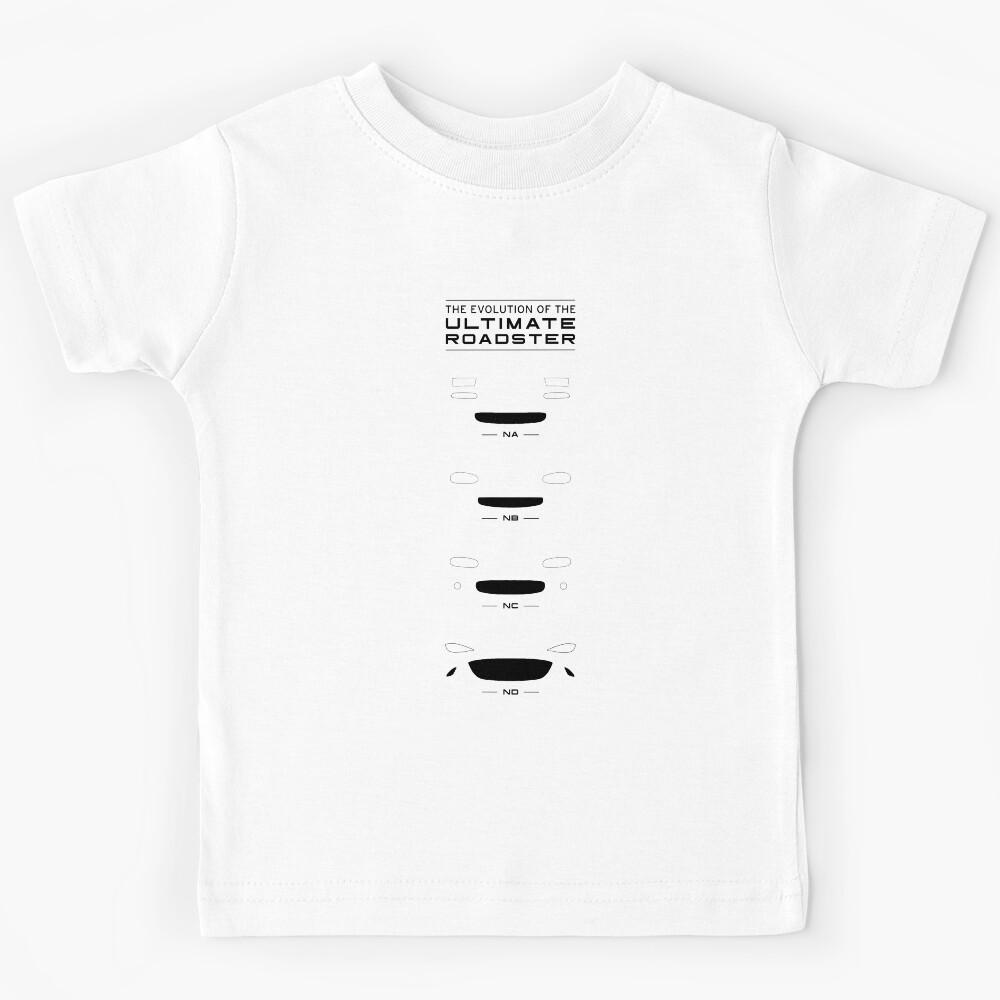 The Evolution Of The Ultimate Roadster (NA, NB, NC, ND) Kids T-Shirt 110