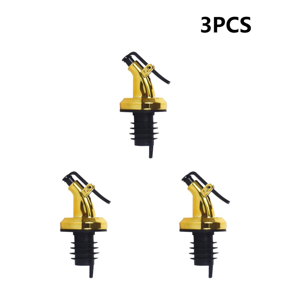 Oil and Vinegar Dispenser Pour Spouts Leak-proof Seasoning Bottle Stopper Ergonomic Multifunctional Suitable for Most Bottles