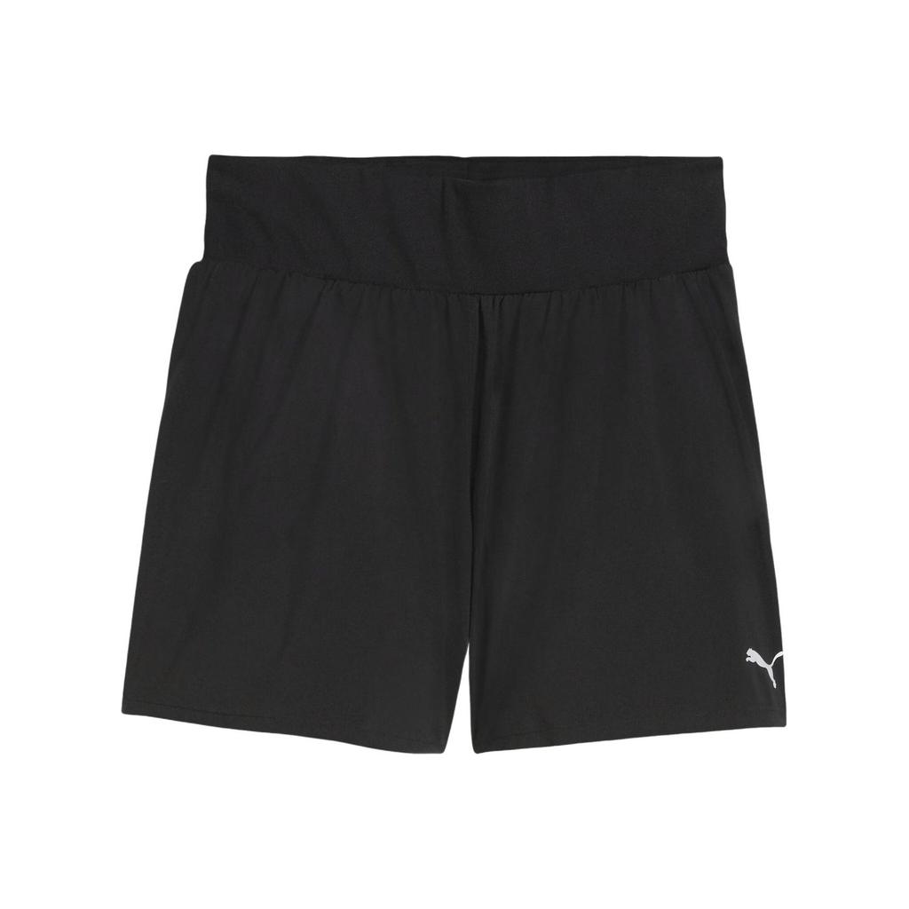 Puma Run Evolve Woven 4" Short Solid Color High Waist Sports Shorts Women shorts Black 525423-01
