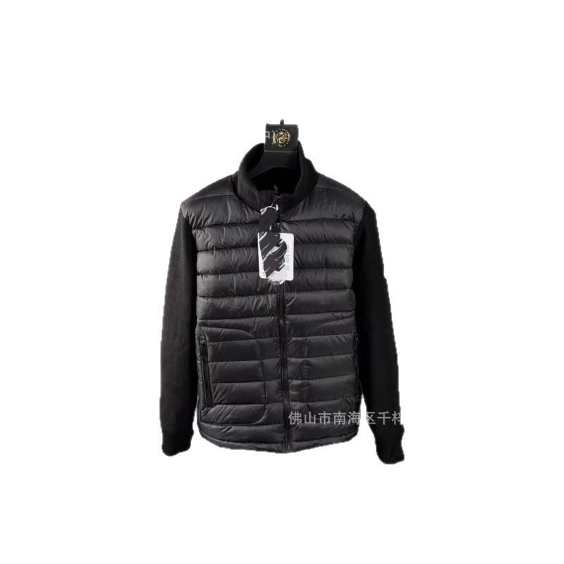 Men Women Warm Thick Cotton Knit Hooded Stand Collar Casual Jacket Slim Fit Winter Outwear