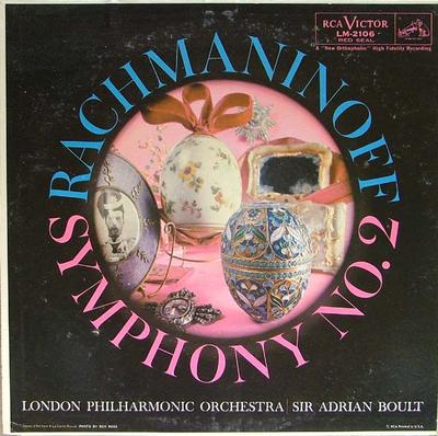 LP Schallplatte SERGEI WASILJEWITSCH RACHMANINOW / L - Symphonie Nr.. 2 LM2106 RCA Victor Red  1957 US Klassik Gebraucht