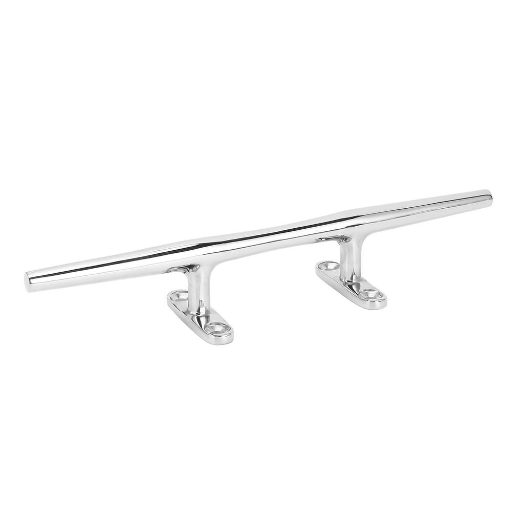 Boat Cleat 316 Stainless Steel High Polished 12in Round Marine Grade Rope Cleat for Yacht Speedboat 