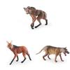 Sculpture Animal Realistic Wolf Model Plastic Toy For Kids Room Decoration Gift