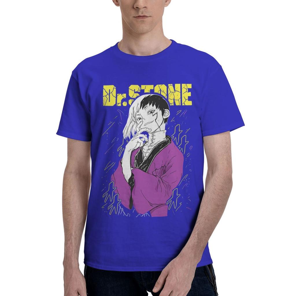 DrStone Ryusui Senku Asagiri Seiyuu 100 Cotton Casual Breathable Confortable T Shirt Mens Clothing Deals Funny Gift